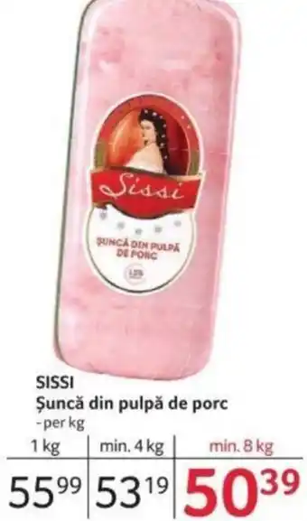 Selgros SISSI Şuncă din pulpă de porc Ofertă