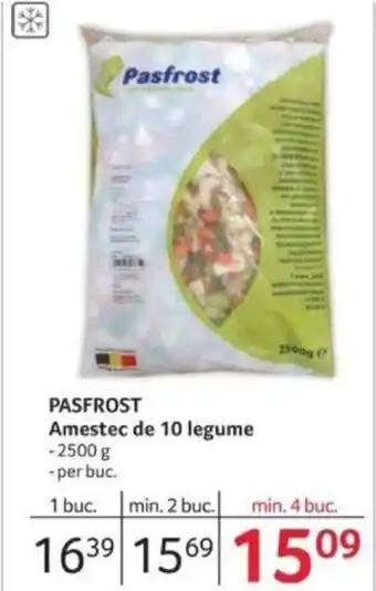 Selgros PASFROST Amestec de 10 legume Ofertă