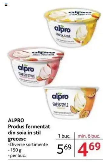 Selgros ALPRO Produs fermentat din soia în stil grecesc Ofertă