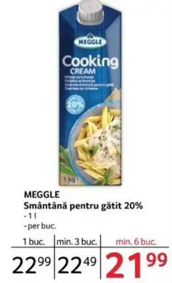 Selgros MEGGLE Smântână pentru gătit 20% Ofertă