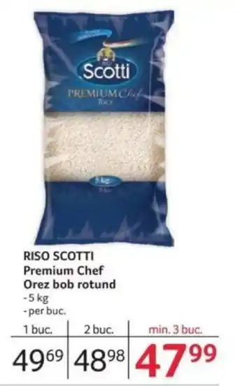 Selgros RISO SCOTTI Premium Chef Orez bob rotund Ofertă