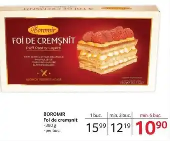 Selgros BOROMIR Foi de cremsnit Ofertă