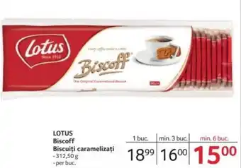 Selgros LOTUS Biscoff Biscuiți caramelizaţi Ofertă