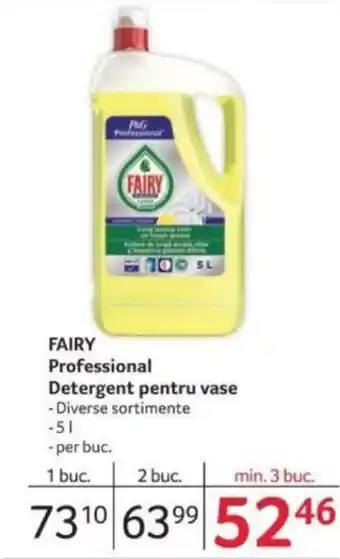Selgros FAIRY Professional Detergent pentru vase Ofertă