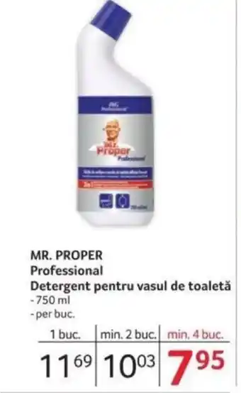 Selgros MR. PROPER Professional Detergent pentru vasul de toaletă Ofertă