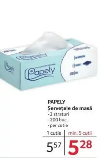 Selgros PAPELY Șervețele de masă Ofertă