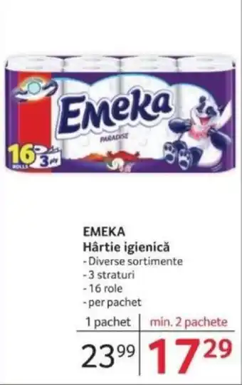Selgros EMEKA Hârtie igienică Ofertă