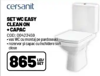 Ambient SET WC EASY CLEAN ON + CAPAC Ofertă