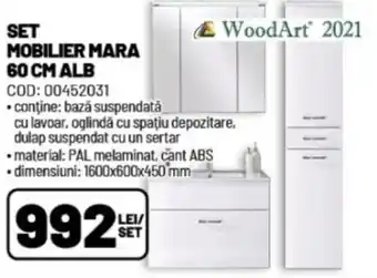 Ambient SET MOBILIER MARA 60 CM ALB Ofertă
