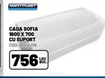 Ambient CADA SOFIA 1600 X 700 CU SUPORT Ofertă