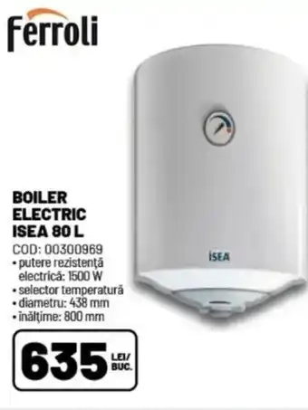Ambient BOILER ELECTRIC ISEA 80 L Ofertă