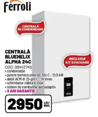CENTRALĂ BLUEHELIX ALPHA 24C