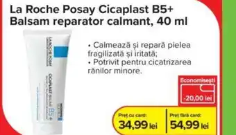 Dr.Max La Roche Posay Cicaplast B5+ Balsam reparator calmant, 40 ml Ofertă