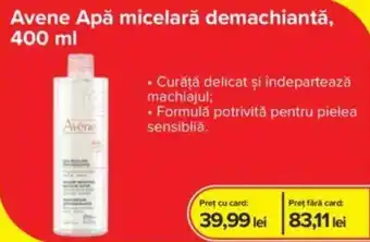 Dr.Max Avene Apă micelară demachiantă, 400 ml Ofertă