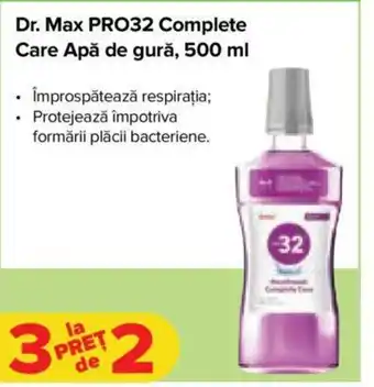 Dr.Max Dr. Max PRO32 Complete Care Apă de gură, 500 ml Ofertă