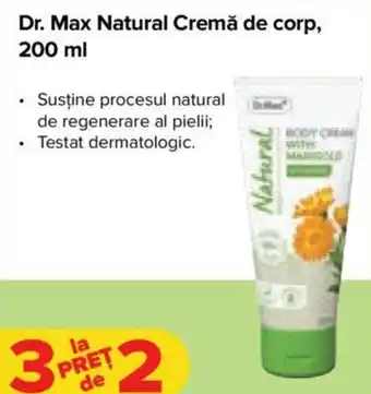 Dr.Max Dr. Max Natural Cremă de corp, 200 ml Ofertă