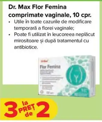 Dr.Max Dr. Max Flor Femina comprimate vaginale, 10 cpr Ofertă
