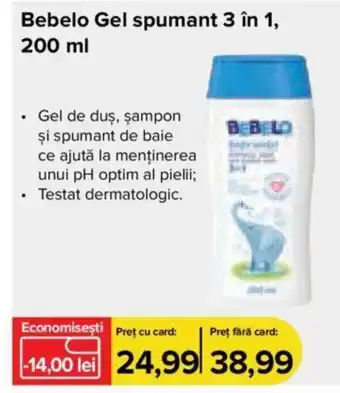 Dr.Max Bebelo Gel spumant 3 în 1, 200 ml Ofertă