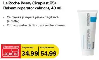 Dr.Max La Roche Posay Cicaplast B5+ Balsam reparator calmant, 40 ml Ofertă