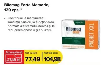 Bilomag Forte Memorie, 120 cps.