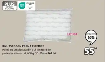 JYSK KNUTSEGGEN PERNĂ CU FIBRE Ofertă