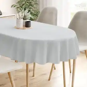 Favi Goldea față de masă teflonată - gri tigrat - ovală 140 x 180 cm Ofertă