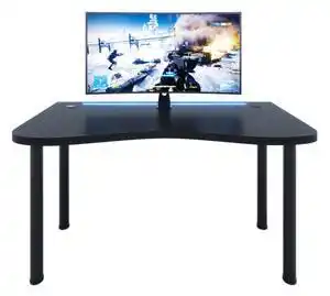 Favi Masă pentru calculator CODE Y2 s LED, 135x73-76x65, negru/picioare negre Ofertă