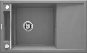Favi Deante Magnetic chiuvetă din granit 82x50 cm gri/grafit/onix ZRM_S113 Ofertă
