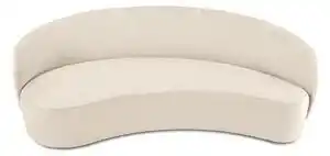 Favi Canapea asimetrică din catifea Mazzini Sofas Debbie, colț stânga, bej Ofertă
