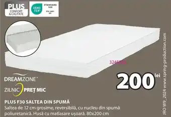 JYSK PLUS F30 SALTEA DIN SPUMĂ Ofertă