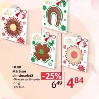 Selgros HEIDI Mărţisor din ciocolată Ofertă