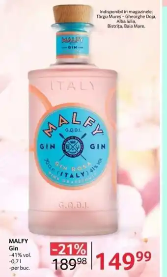 Selgros MALFY Gin Ofertă