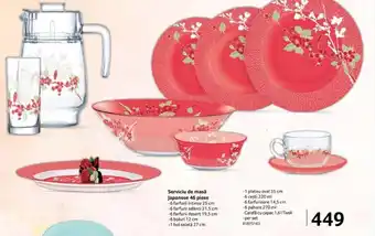 Selgros Serviciu de masă Japanese 46 piese Ofertă