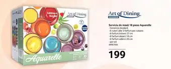 Selgros Serviciu de masă 18 piese Aquarelle Ofertă