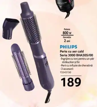Selgros Perie cu aer cald Seria 3000 BHA305/00 Ofertă