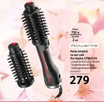 Selgros Rowenta Perie rotativă cu aer cald Pro Stylist CF961LFO Ofertă