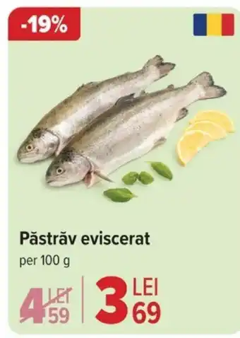 Carrefour Păstrăv eviscerat Ofertă