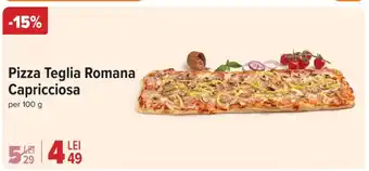 Carrefour Pizza Teglia Romana Capricciosa Ofertă