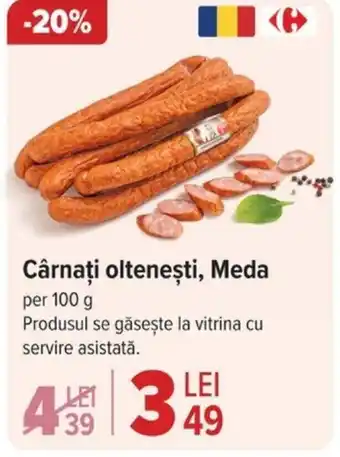 Carrefour Cârnați oltenești, Meda Ofertă