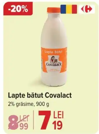 Carrefour Lapte bătut Covalact Ofertă