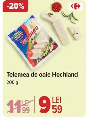 Carrefour Telemea de oaie Hochland Ofertă