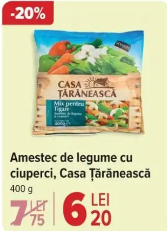Carrefour Amestec de legume cu ciuperci, Casa Țărănească Ofertă