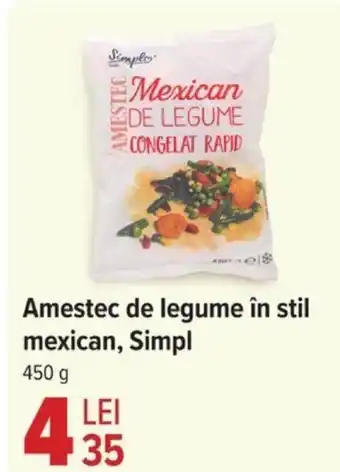Carrefour Amestec de legume în stil mexican, Simpl Ofertă