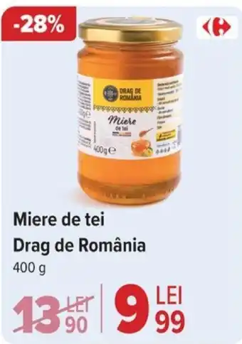 Carrefour Miere de tei Drag de România Ofertă