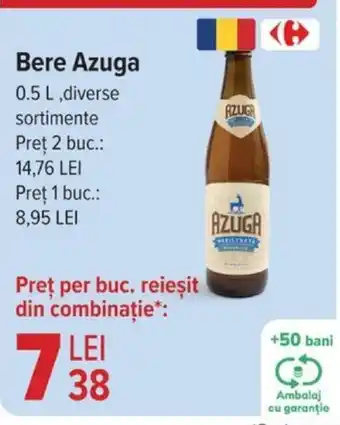 Carrefour Bere Azuga 0.5 L Ofertă