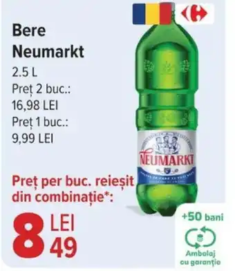 Carrefour Bere Neumarkt 2.5L Ofertă