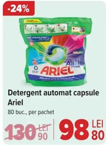 Carrefour Detergent automat capsule Ariel Ofertă