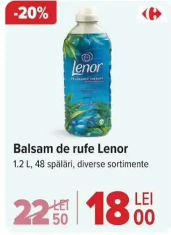 Carrefour Balsam de rufe Lenor Ofertă