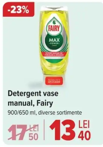 Carrefour Detergent vase manual, Fairy Ofertă