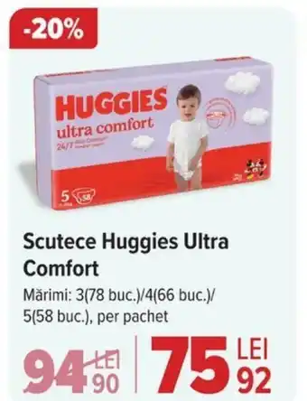 Carrefour Scutece Huggies Ultra Comfort Ofertă